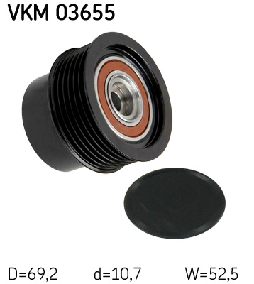 KOŁO PASOWE ALT. VKM03655 SKF