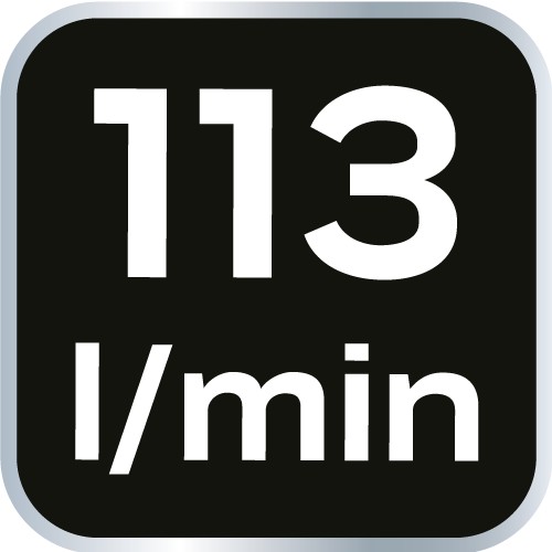 Пневматическая дрель 10 мм, 1800 об/мин.