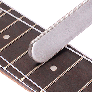 Guitar Polish Tools Set, 1Pcs Guitar Fret Crowning File with 1Pcs Guitar