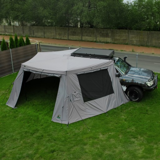 Навес Batwing II Premium 270° 2,5 м СЕРАЯ сторона ПАССАЖИРСКИЙ самонесущий