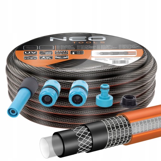 NEO 6-СЛОЙНЫЙ САДОВЫЙ ШЛАНГ 30 БАР 3/4'''' 30М + ПОКРАСКА КОНЦОВ ПОЛИРОВКА