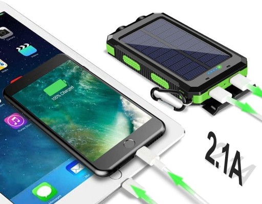POWERBANK 20000 мАч СОЛНЕЧНЫЙ УНИВЕРСАЛЬНЫЙ ФОНАРЬ