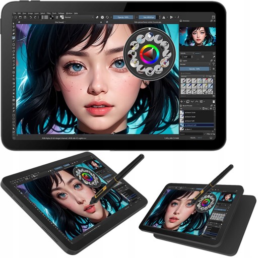 BOSTO BT-101C Szary Profesjonalny Tablet graficzny z piórem do komputera