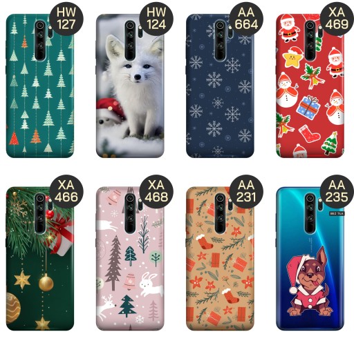 ETUI DO XIAOMI REDMI NOTE 8 PRO WZORY ŚWIĄTECZNE CHRISTMASS ŚWIĘTA OBUDOWA