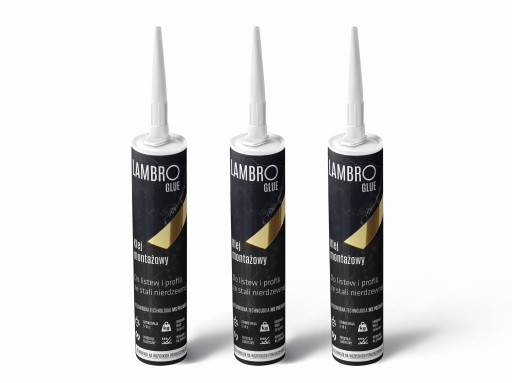 LAMBRO GLUE МОНТАЖНЫЙ КЛЕЙ для полос и профилей