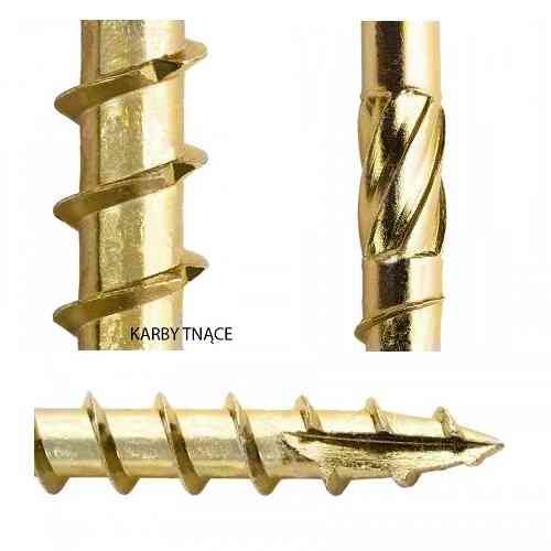 Шурупы столярные с потайной головкой 4,5х50 TORX 200 шт.