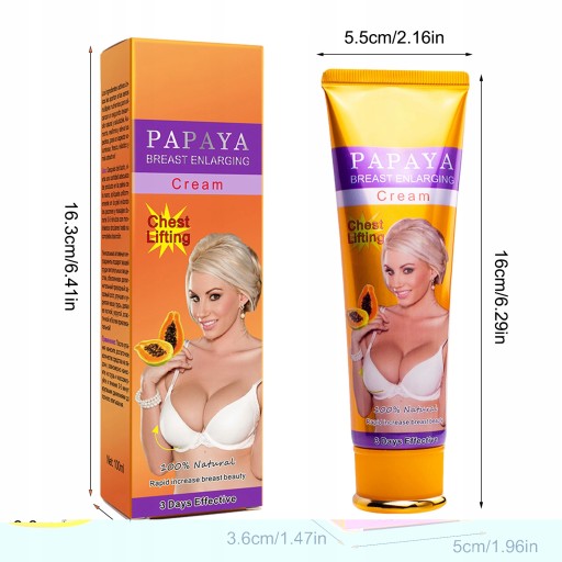 Papaya Krem Powiększający Piersi Naturaln