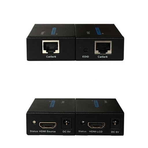Удлинитель HDMI, 60 м, удлинительный кабель RX TX LAN, сетевой кабель RJ-45 CAT5E/6