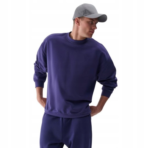 BLUZA UNISEX OVERSIZE MĘSKA DAMSKA 4F DRESOWA SPORTOWA WYGODNA SPORTOWA