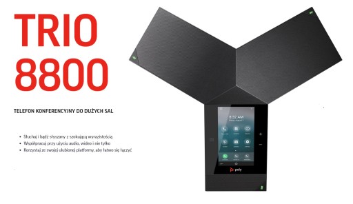 IP-телефон Polycom Trio 8800 для больших помещений