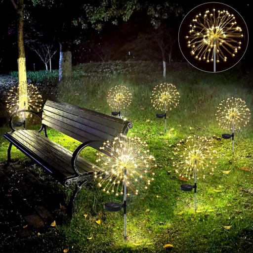 2X СОЛНЕЧНАЯ ЛАМПА ДЛЯ САДА УКРАШЕНИЕ ОДУВШИНКИ 150 LED