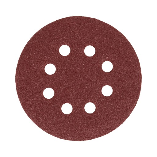 50 ШЛИФОВАЛЬНЫХ ДИСКОВ БУМАГА С ОТВЕРСТИЯМИ VELCRO 125 P150