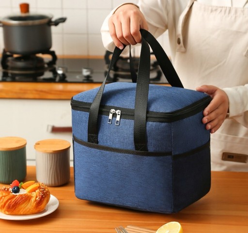 Большая термосумка LUNCH BOX Еда для завтрака