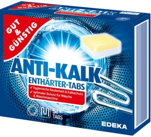 G&G EDEKA ANTI KALK Odkamieniacz do pralki 51 szt