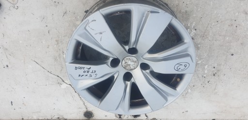 Легкосплавный диск Peugeot OE 2008 6,5 x 16 дюймов ET 20 ET20 9678398177