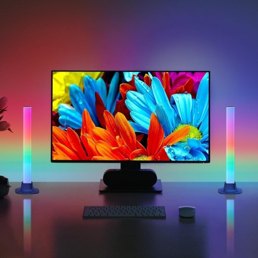 2X ИГРОВЫЕ ПОДСВЕТКИ ДЛЯ ТВ-ПК УМНЫЕ СВЕТОДИОДНЫЕ СВЕТОДИОДНЫЕ УКРАШЕНИЯ ОКРУЖАЮЩЕЙ СРЕДЫ