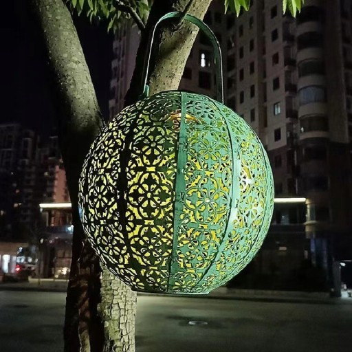 Уличные железные солнечные фонари