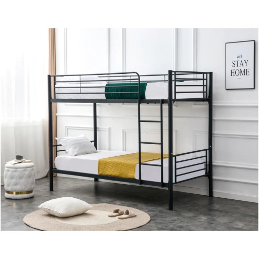 Кровать двухъярусная 90x200 Modern BUNKY Black Loft