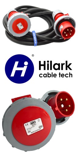 РЕЗИНОВЫЙ УДЛИНИТЕЛЬ ПИТАНИЯ 5М H07RN-F 5x6 IP67 32A