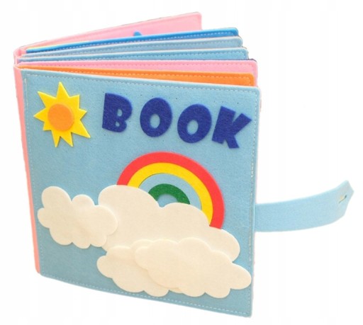 Quiet Book Książeczka Sensoryczna Montessori
