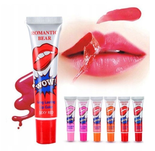 Romantic Bear Peel Off Mask Tattoo Lovely Peach 15 мл блеск для губ
