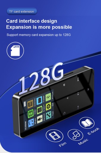 Музыкальный плеер MP3 MP4 Bluetooth 5.0 64G