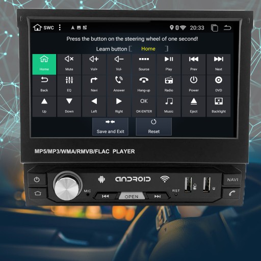 1DIN АВТОМОБИЛЬНЫЙ РАДИО МУЛЬТИМЕДИЙНЫЙ ANDROID GPS