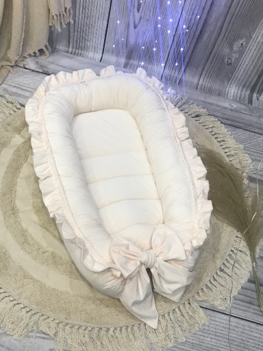 Kokon niemowlęcy velvet premium