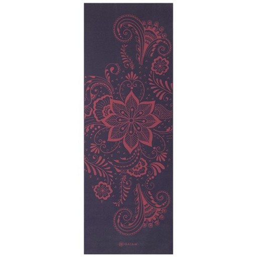 MATA DO JOGI GAIAM PREMIUM AUBERGINE SWIRL 6MM