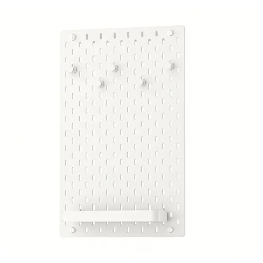 Перфорированная доска IKEA SKADIS Tool, комбинация из 3 частей. белый 36x56