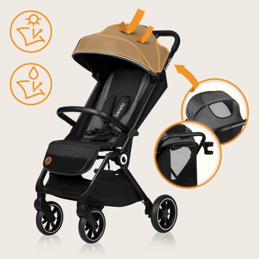 Коляска коляска до 22кг БОЛЬШИЕ КОЛЕСА + аксессуары Lionelo Cloe
