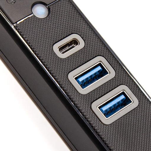 Orico Hub черный USB-A — 2x USB 3.1 + 1x USB-C, встроенный кабель 15 см