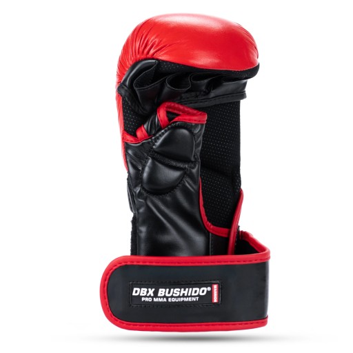RĘKAWICE DO MMA TRENINGOWE CHWYTNE GRAPPLINGOWE PREMIUM NA WOREK BUSHIDO L