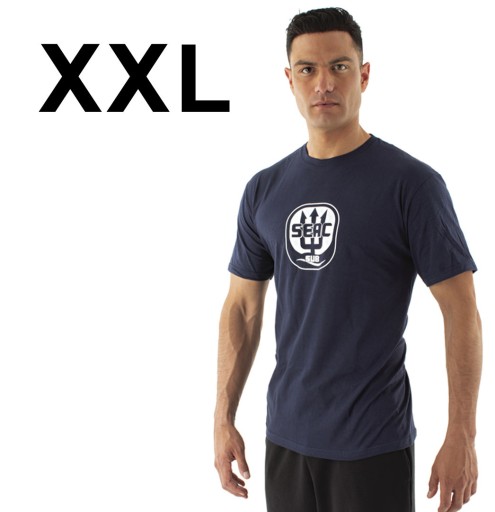 Хлопковая футболка хорошего качества SEAC Men's Buy Blue XXL