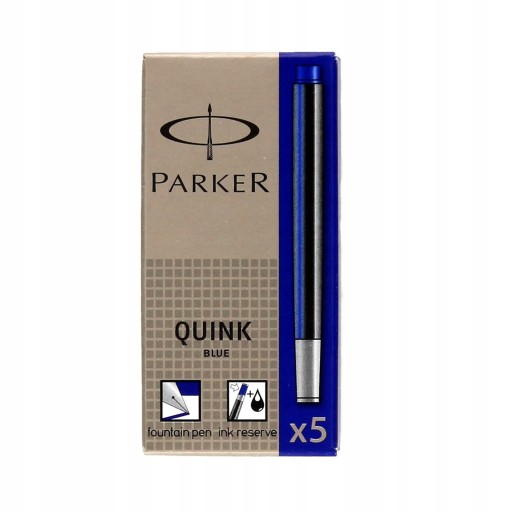 Картриджи для ручек Parker Blue, 5 шт., АКЦИЯ!
