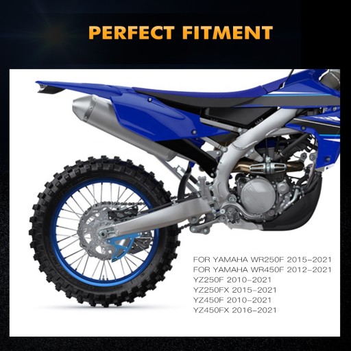 Крышка заднего тормозного диска Yamaha YZ WR, синяя