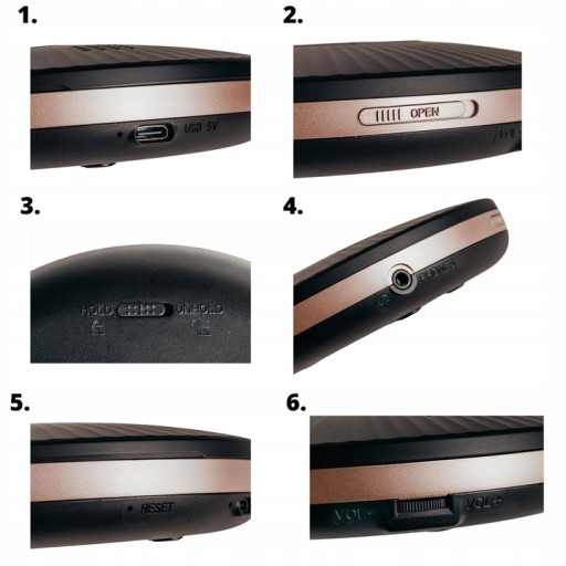 АВТОМОБИЛЬНЫЙ CD-плеер портативный, BLUETOOTH FM AUX, ДИНАМИКИ, HIFI, HOTT