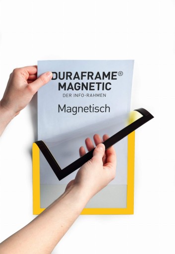 А4 Duraframe Magnetic Магнитная рамка, желтая