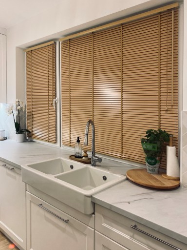 Żaluzje Drewniane na wymiar CLICKY Flip 25mm 200x100cm