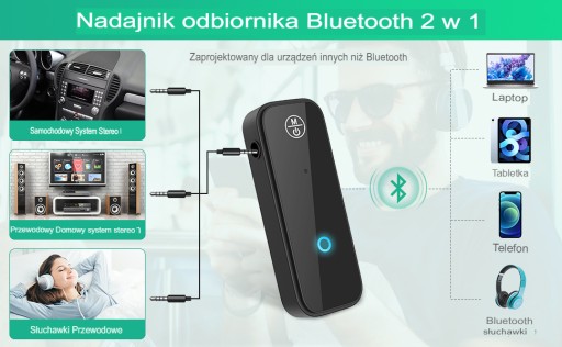 (Новейший) адаптер Bluetooth 5.0 Aux для автомобиля