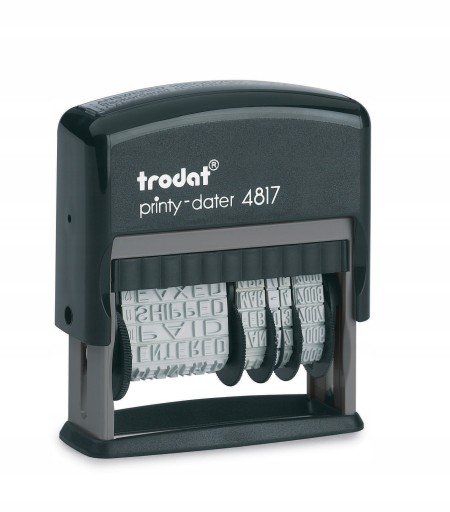 Штамп даты Trodat 4817 ISO с готовыми паролями