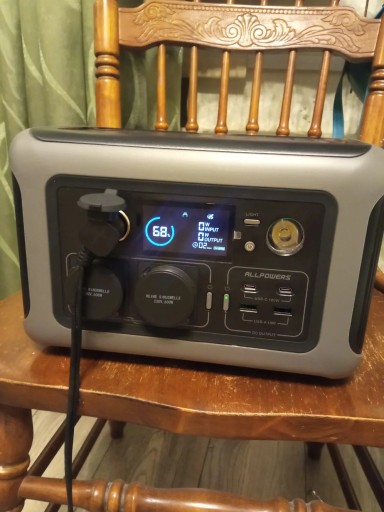 Przenośna elektrownia panel słoneczny 600W aku R600 100W
