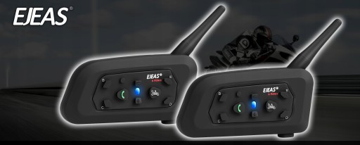 EJEAS V6 PRO BLUETOOTH МОТОЦИКЛСКИЙ ИНТЕРКОМ 2 ШТ.