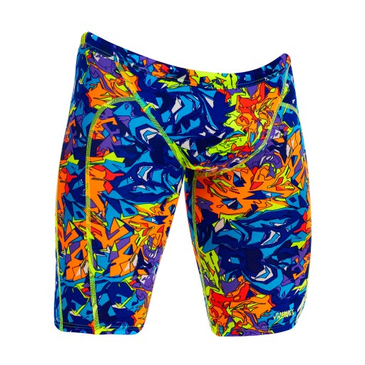 Мужские джемперы для плавания Funky Trunks Training Jammers смешанный беспорядок 38