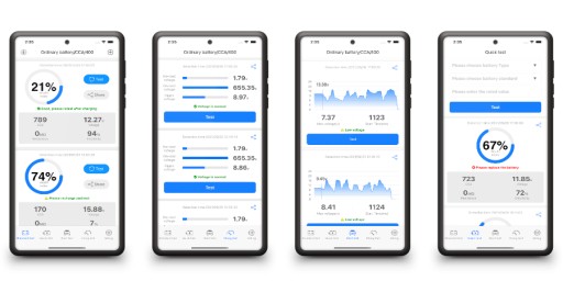 Тестер батареи 6В 12В 24В Konnwei BK200 Bluetooth Android iPhone
