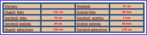 Садовый стол Пивной стол 150x170 NI