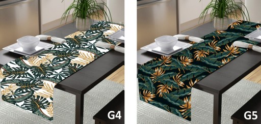 BIEŻNIK NA STÓŁ MATOWY KOLOROWY 40x120 OBRUS G4