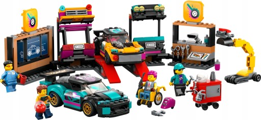 Мастерская по тюнингу автомобилей LEGO City 60389