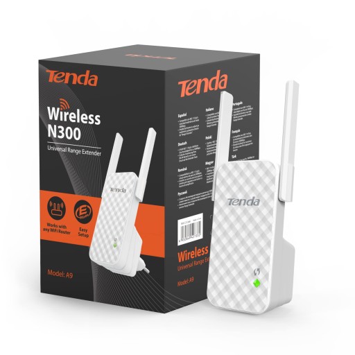 Усилитель универсального диапазона Tenda A9 Wireless N300