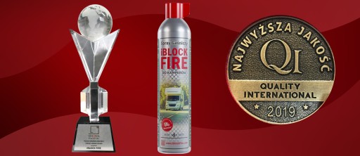GAŚNICA PIANOWA ABCF+E 100%BIO 0,6L. iBlockFIRE SPRAY GAŚNICZY DO KAMPERÓW